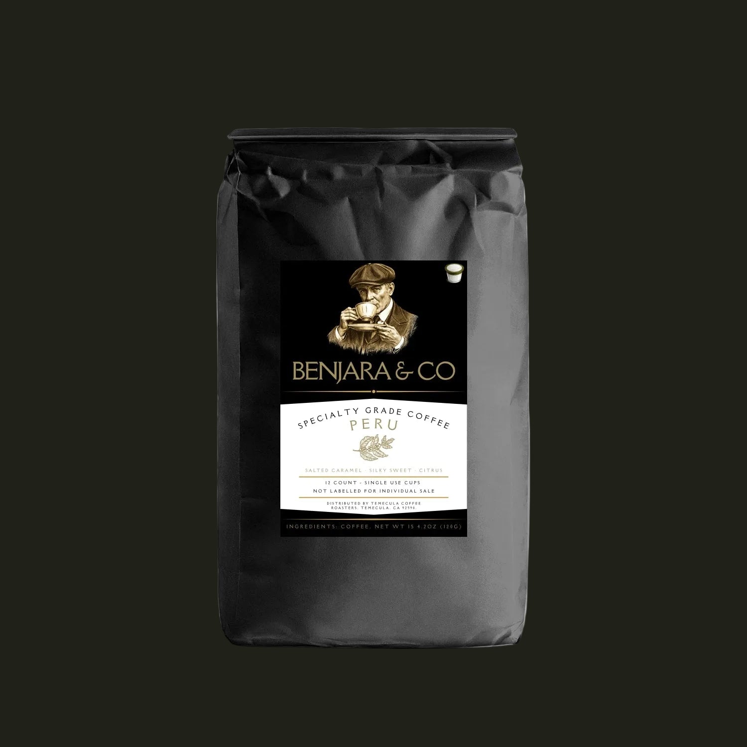 Benjara & Co Peru Coffee Cups | 12 Pack